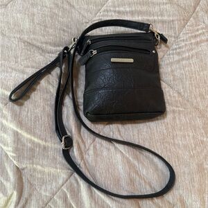 Stone & Co. Black Leather Crossbody Bag